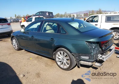 2018 Audi A4 2.0T Tech Ultra Premium/2.0T Ultra Premium from USA, damaged, VIN WAUKMAF49JA094403
